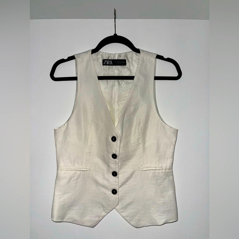 Zara satin vest
